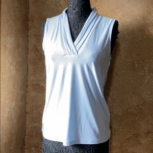 ANNE KLEIN Baby blue sleeveless top
